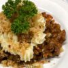 Shepherds Pie with Crunchy Potato Topping